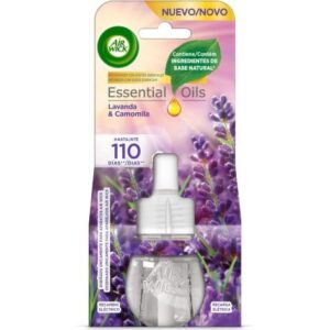 AIR WICK AMBIENTADOR ESSENTIALS OILS LAVANDA & CAMOMILA RECAMBIO