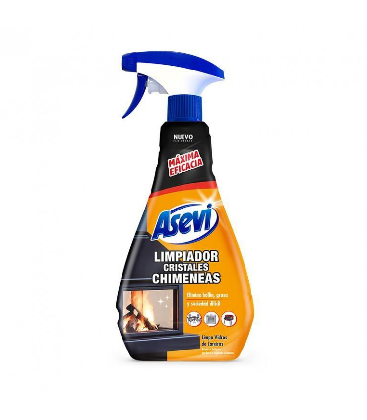 ASEVI LIMPIA CRISTALES ESTUFAS CHIMENEAS PISTOLA 650 ML 1