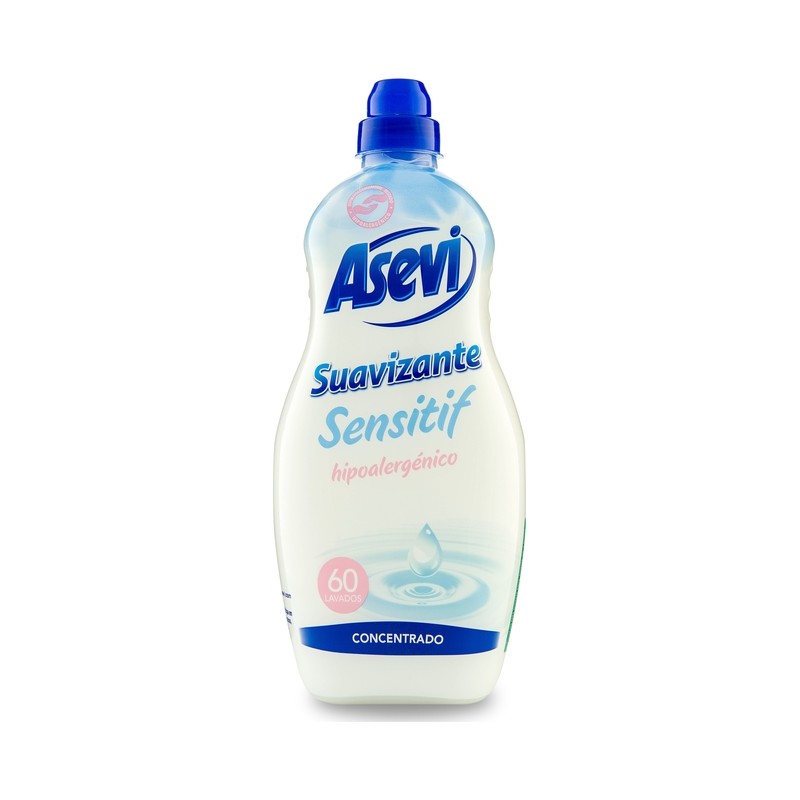 ASEVI SUAVIZANTE SENSITIF CONCENTRADO 60 LAVADOS 1