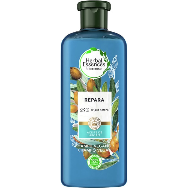 HERBAL ESSENCES CHAMPU REPARA ACEITE ARGAN VEGANO 250 ML 1