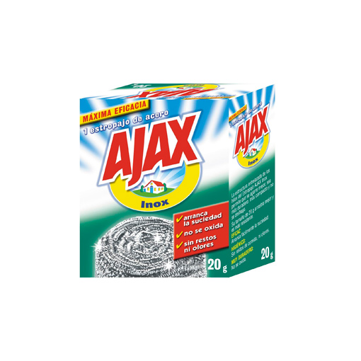 AJAX ESTROPAJO ACERO INOX 1