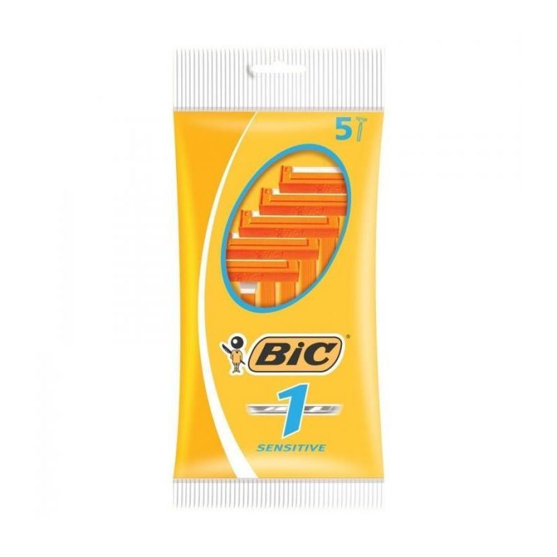 MAQUINILLAS AFEITAR BIC SENSITIVE 5 UDS. 1