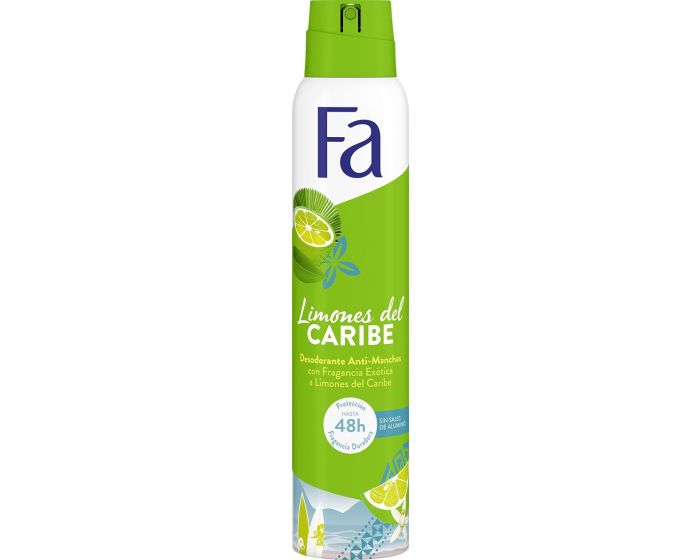FA LIMONES DEL CARIBE DESODORANTE SPRAY 150 ML 1