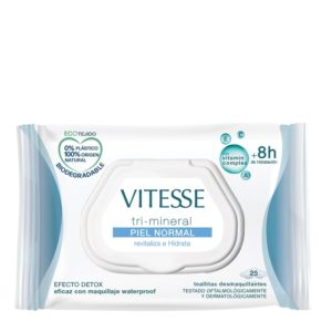 VITESSE TOALLITAS DESMAQUILLANTES PIEL NORMAL 25 UDS