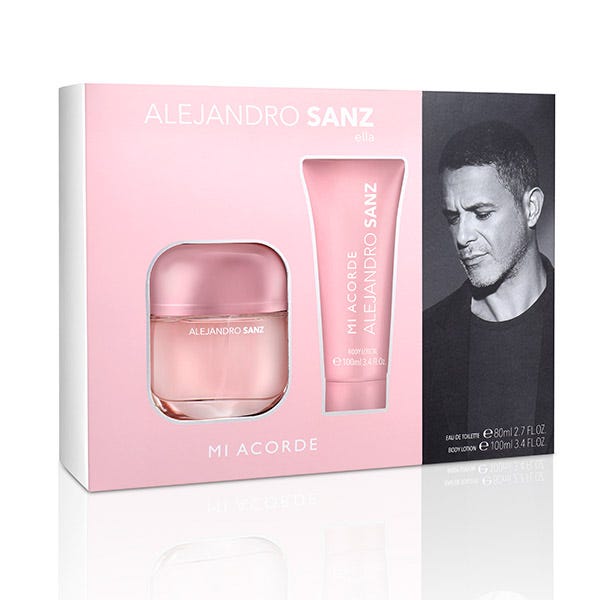 ALEJANDRO SANZ MI ACORDE ELLA ESTUCHE EDT 80ML.+BODY LOTION 100ML. 1