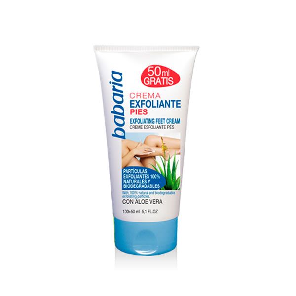 crema exfoliante pies