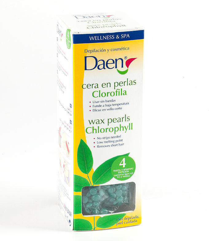 DAEN CERA DEPILATODIA PERLAS CLOROFILA 200 GRS 1