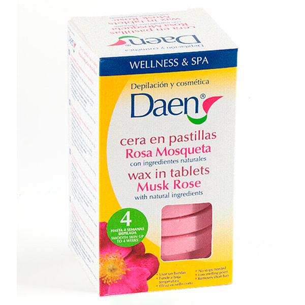 DAEN CERA DEPILATORIA PASTILLAS ROSA MOSQUETA 240 GR. 1