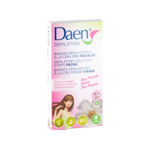 DAEN BANDAS DEPILATORIAS FACIALES ROSA MOSQUETA 16 UDS