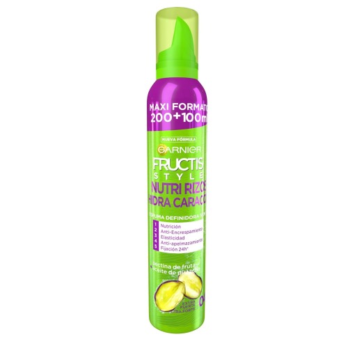 fructis nutri rizos espuma