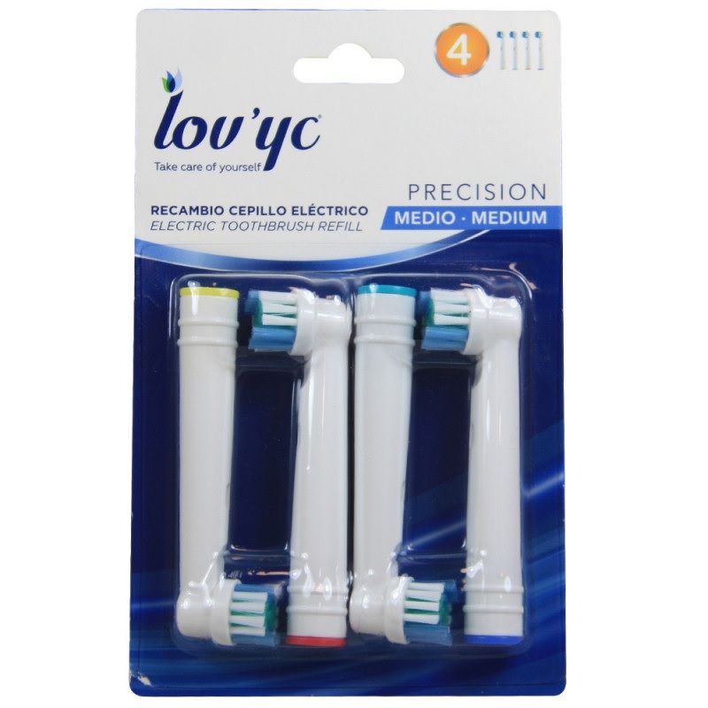 LOV´YC REC CEPILLO ELECTRICO MEDIO 4 UDS 1