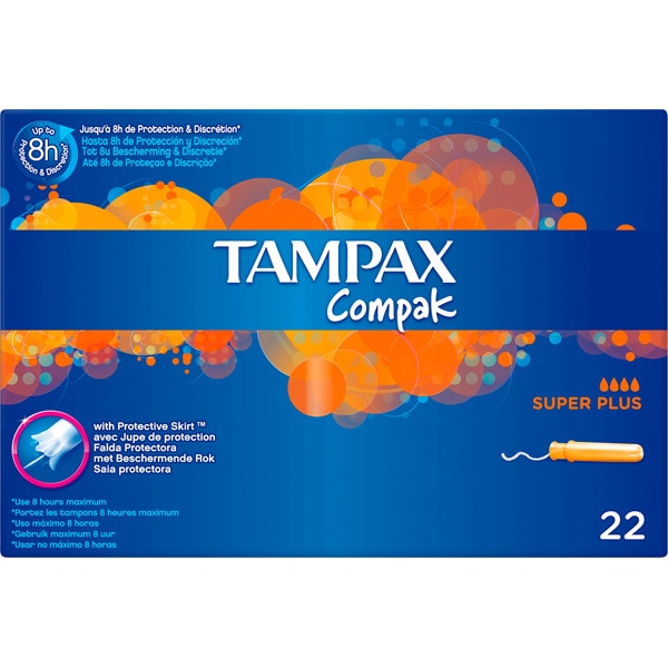 TAMPAX COMPAK SUPER PLUS 22 UDS 1