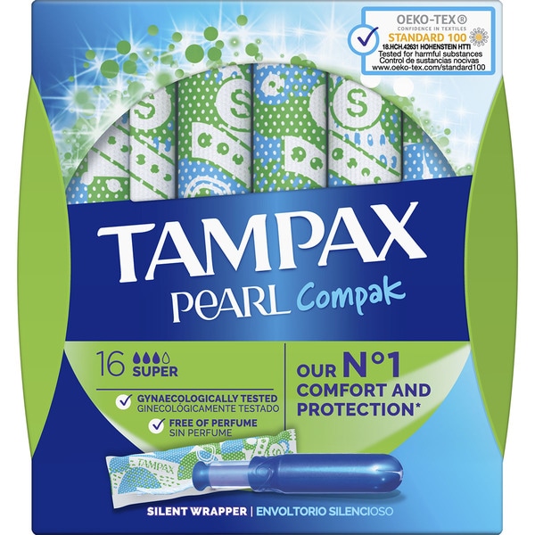 TAMPAX PEARL COMPAK SUPER 16 UDS 1