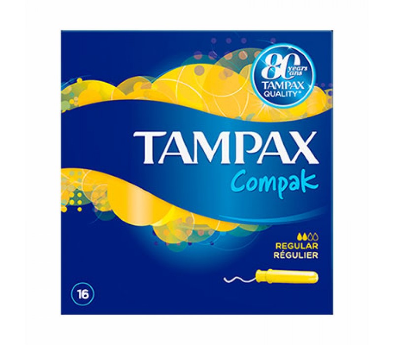TAMPAX COMPAK REGULAR 16 UDS 1