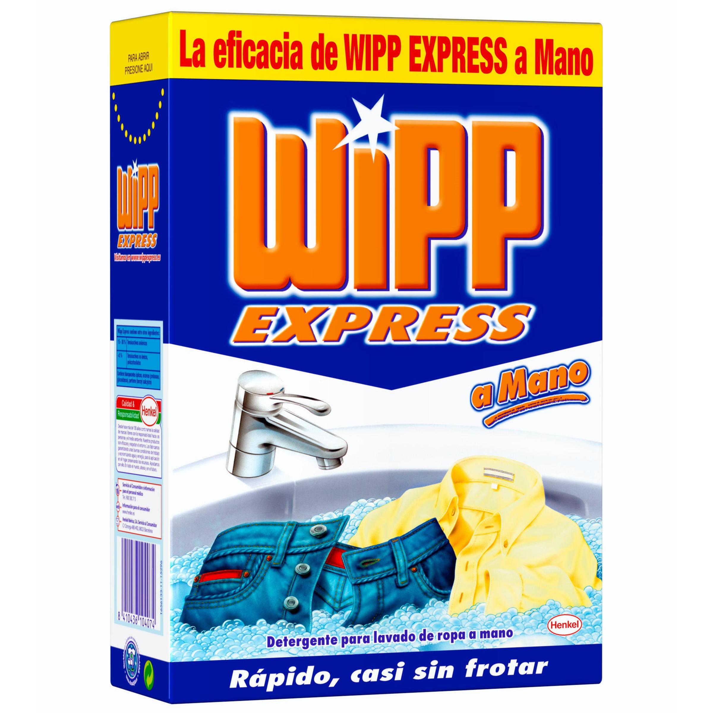 WIPP EXPRESS DETERGENTE A MANO 400 GRS 1