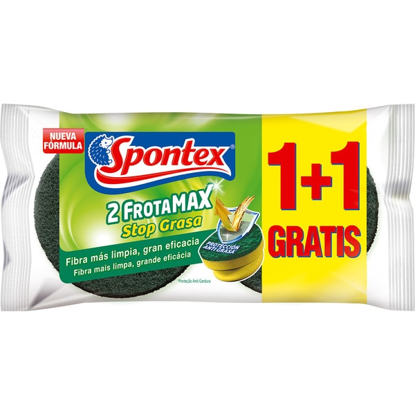SPONTEX SALVAUÑAS FROTAMAX VERDE 1+1 1