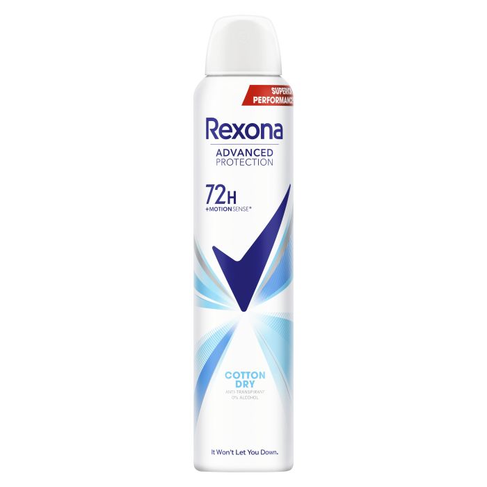 REXONA COTTON DRY DESODORANTE SPRAY 72H 200ML 1