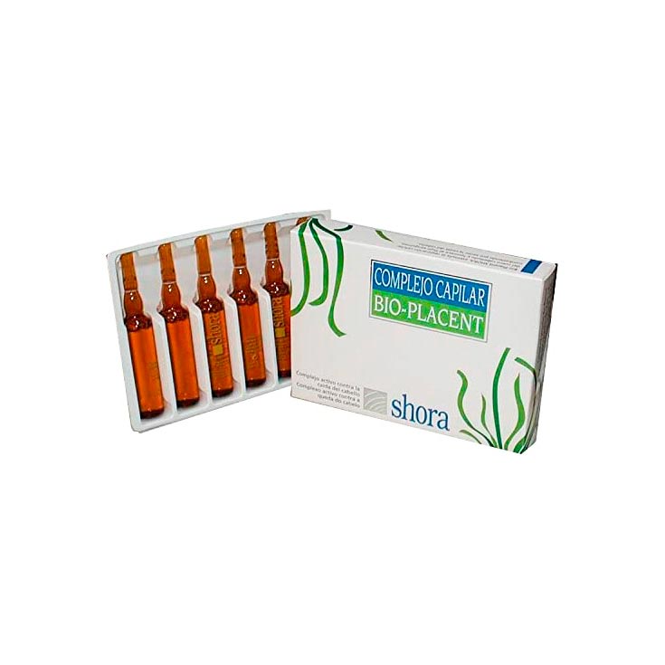 SHORA BIO-PLACENT ANTICAIDA AMPOLLAS 6U. 1