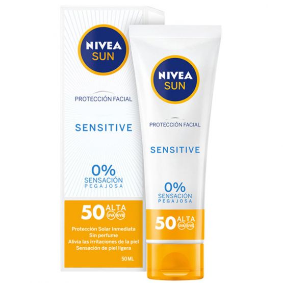NIVEA SOLAR FACIAL SENSITIVE F-50