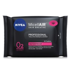 NIVEA TOALLITAS DESMAQUILLANTES MICELAR WATERPROOF 20 UDS