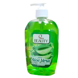 Q BEAUTY JABON MANOS ALOE VERA DOSIF.500