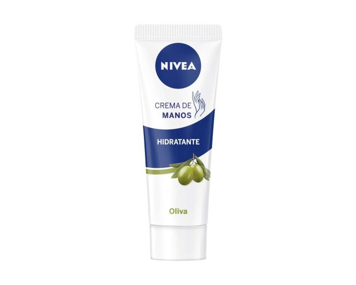 crema de manos de nivea con aceite de oliva