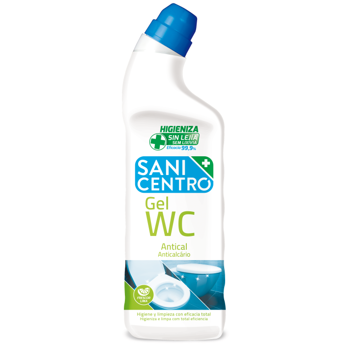 SANICENTRO GEL WC ANTICAL SIN LEJIA LIMA 1L. 1