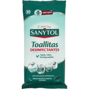 SANYTOL TOALLITAS DESINFECTANTES 24UDS