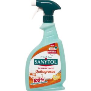 SANYTOL DESINFECTANTE QUITAGRASAS SIN LEJIA PISTOLA 750ML