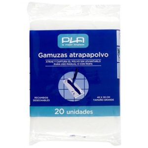 PLA GAMUZAS ATRAPAPOLVO 40x30 GRANDE 20 UDS
