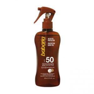 BABARIA SOLAR F-50 ACEITE COCO PISTOLA