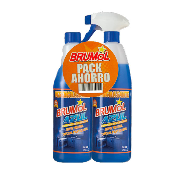 BRUMOL AZUL DESENGRASANTE PISTOLA +RECAMBIO 750ML
