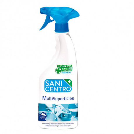 SANICENTRO DESINFECTANTE MULTISUPERFICIES SIN LEJIA PISTOLA 750 ML 1