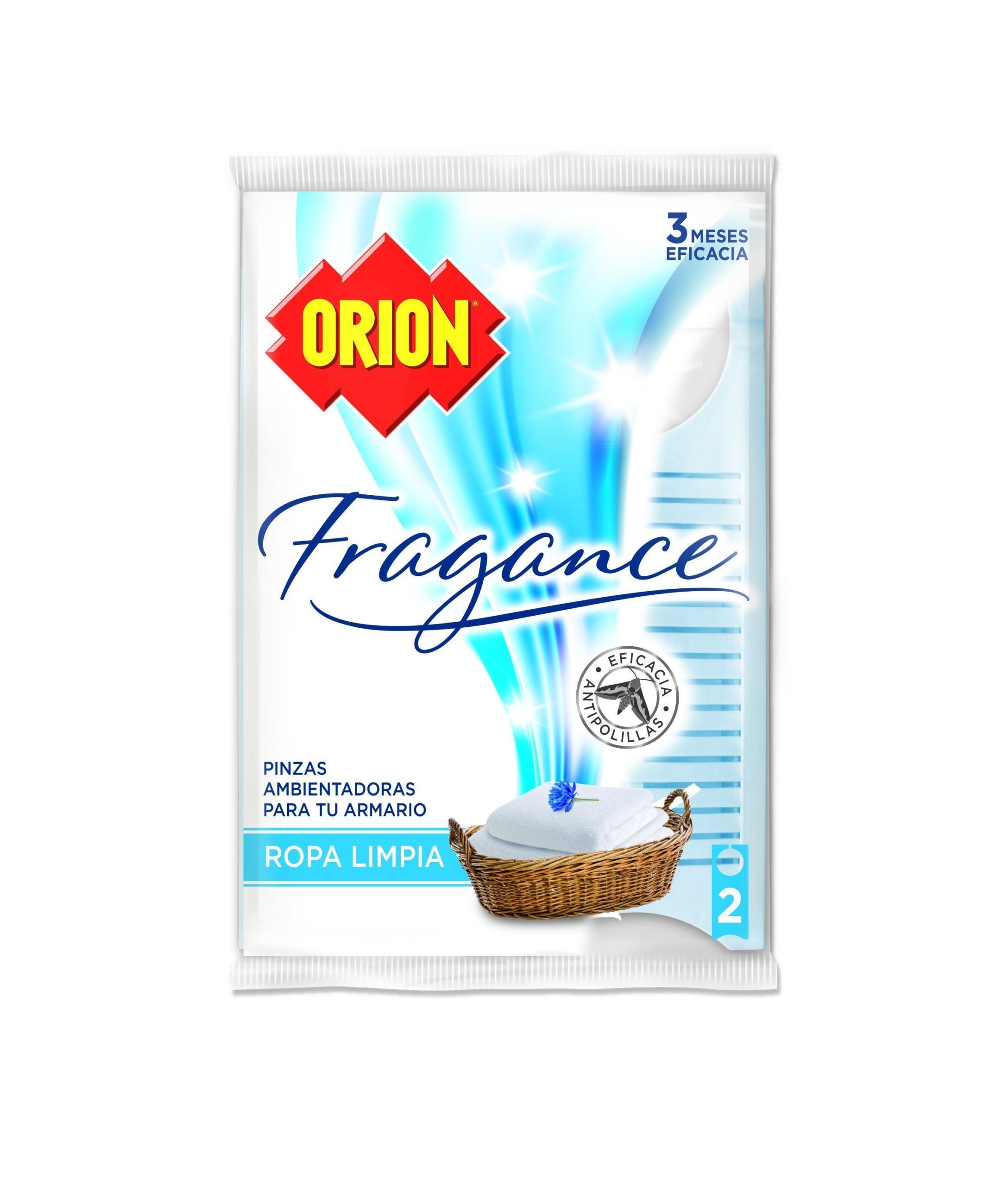ORION ANTIPOLILLAS ROPA LIMPIA COLGADOR 2 UDS 1