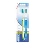 ORAL-B CEPILLO DENTAL SHINY CLEAN MEDIUM 2UDS. 4
