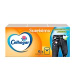 COLHOGAR COMPACTO PAÑUELOS SUAVISIMO BLANCOS 6 UDS 4