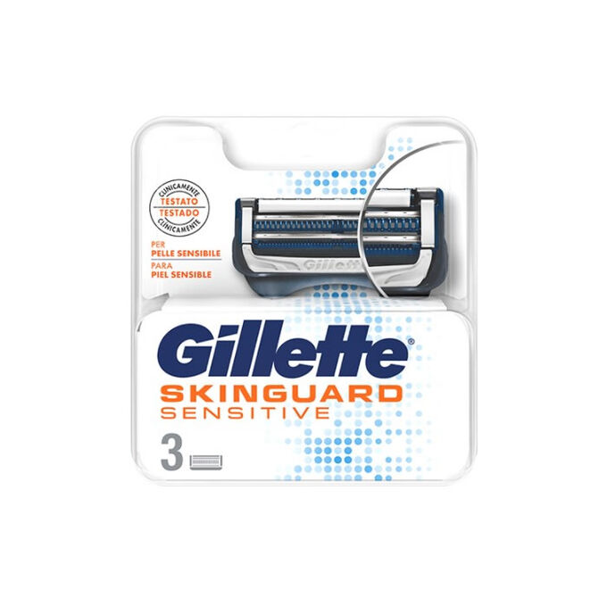 GILLETTE SKINGUARD CARGADOR 3 UDS