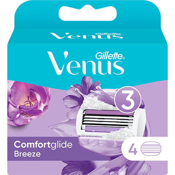 GILLETTE VENUS BREEZE CONFORTGLIDE RECAMBIO 4 UDS