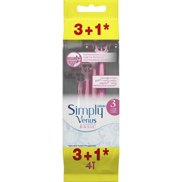 VENUS SIMPLY BASIC DESECHABLE 4 UDS