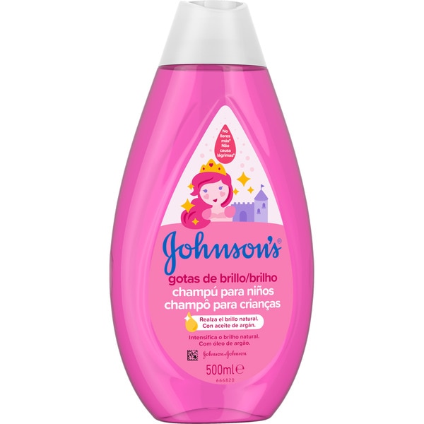 JOHNSONS CHAMPU GOTAS DE BRILLO 500 ML
