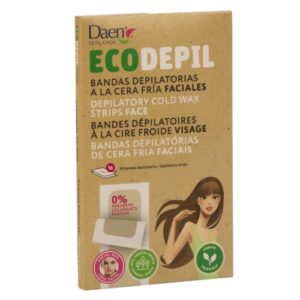 DAEN ECODEPIL BANDAS FACIALES 16 UDS