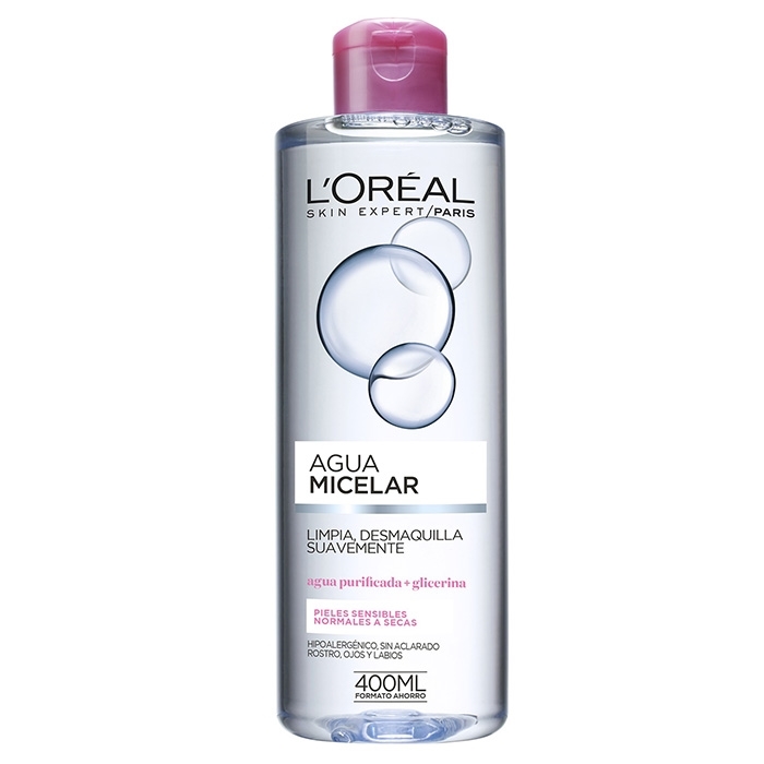L'OREAL AGUA MICELAR PIEL SENSIBLE 400ML