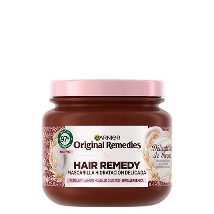 GARNIER ORIGINAL REMEDIES MASCARILLA DELICATESSE DE AVENA 340 ML. 1