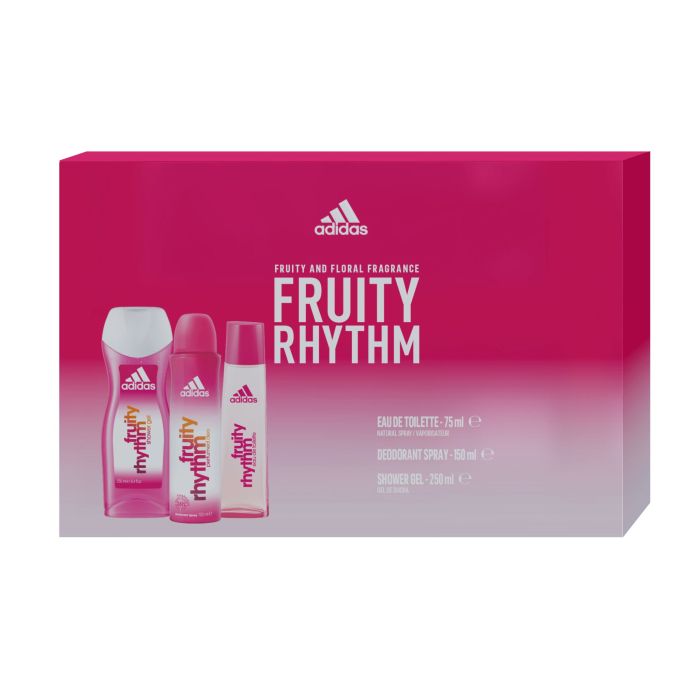 ADIDAS FRUITY RHYTHM ESTUCHE EAU DE TOILETTE 75 ML 3 PIEZAS 1