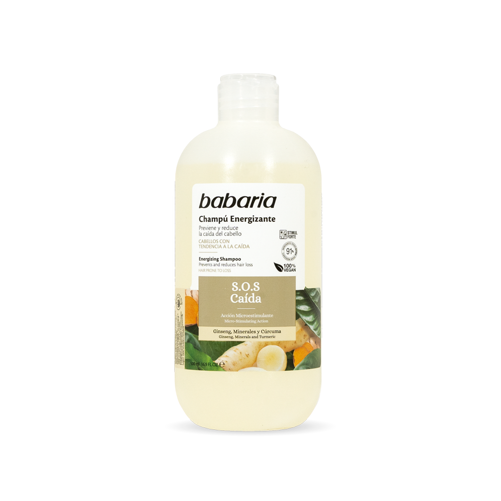 BABARIA CHAMPU VEGAN CAIDA 500 ML
