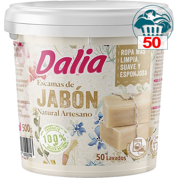 DALIA JABON EN ESCAMAS NATURAL 500 GRS 1