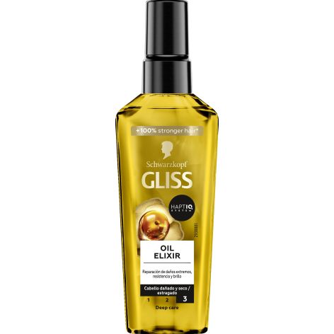 GLISS OIL ELIXIR REPARACIÓN DE DAÑOS EXTREMOS 75 ML. 1