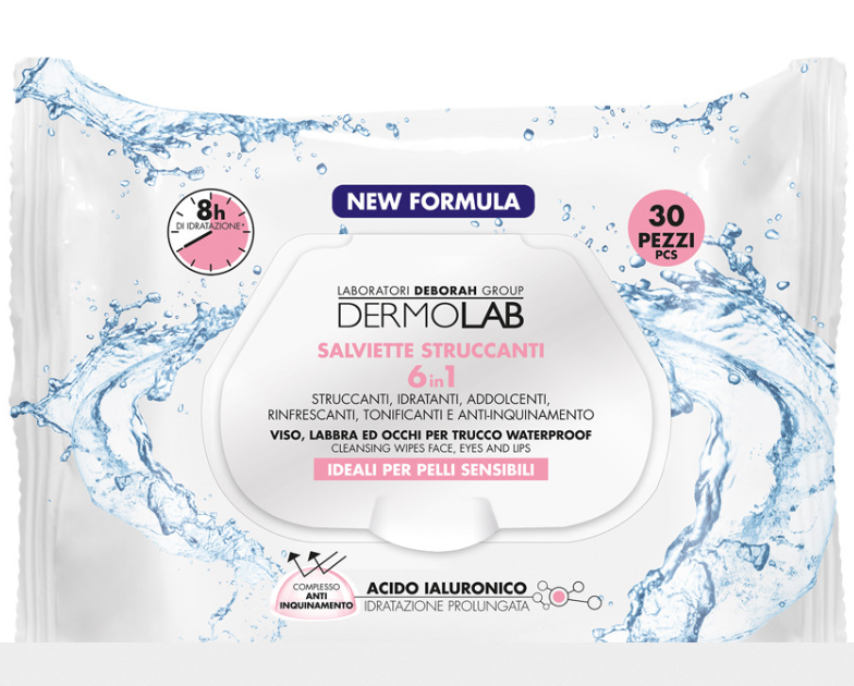 DERMOLAB TOALLITAS DESMAQ. 1