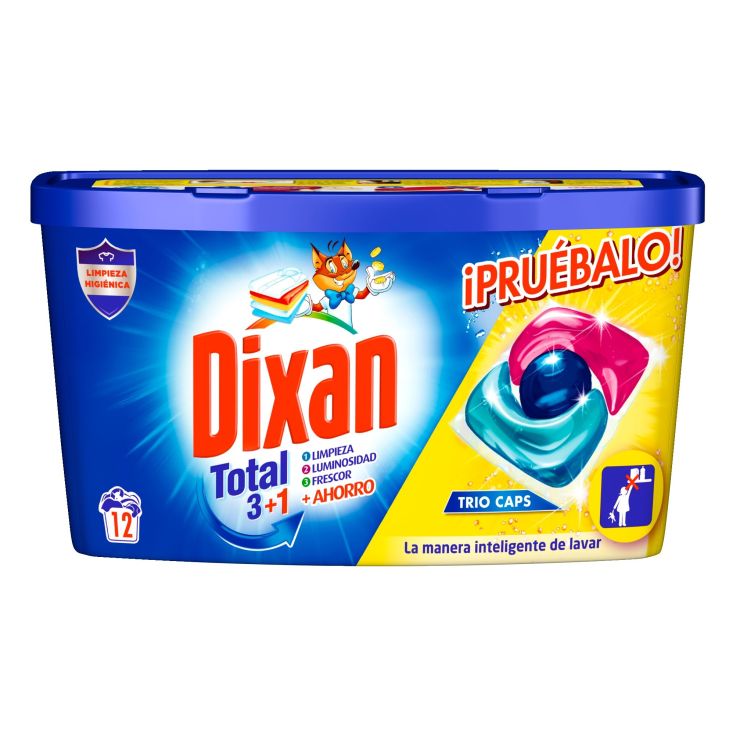 DIXAN DETERGENTE TRIO CAPS 4EN1 CAPSULAS 12 UDS 1