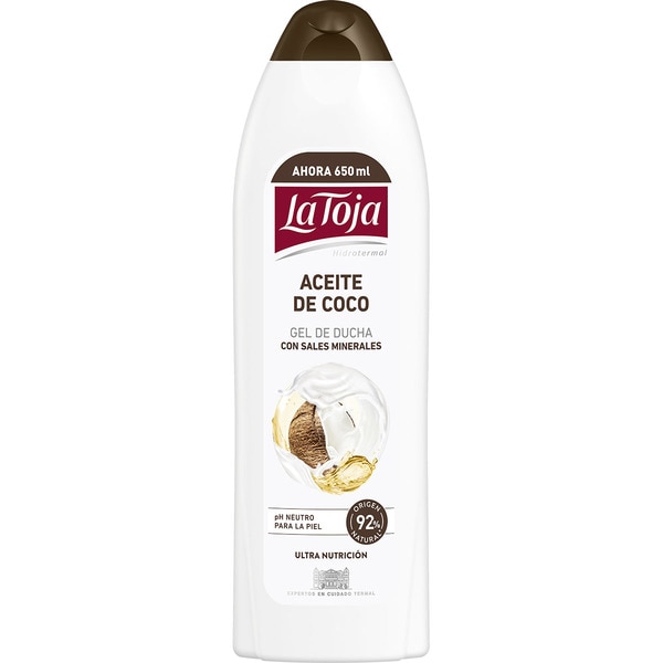 LA TOJA GEL DE DUCHA ACEITE DE COCO 600 ML 1